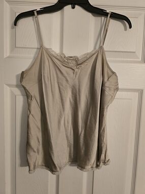 mac & jac Cream Silk Camisole
